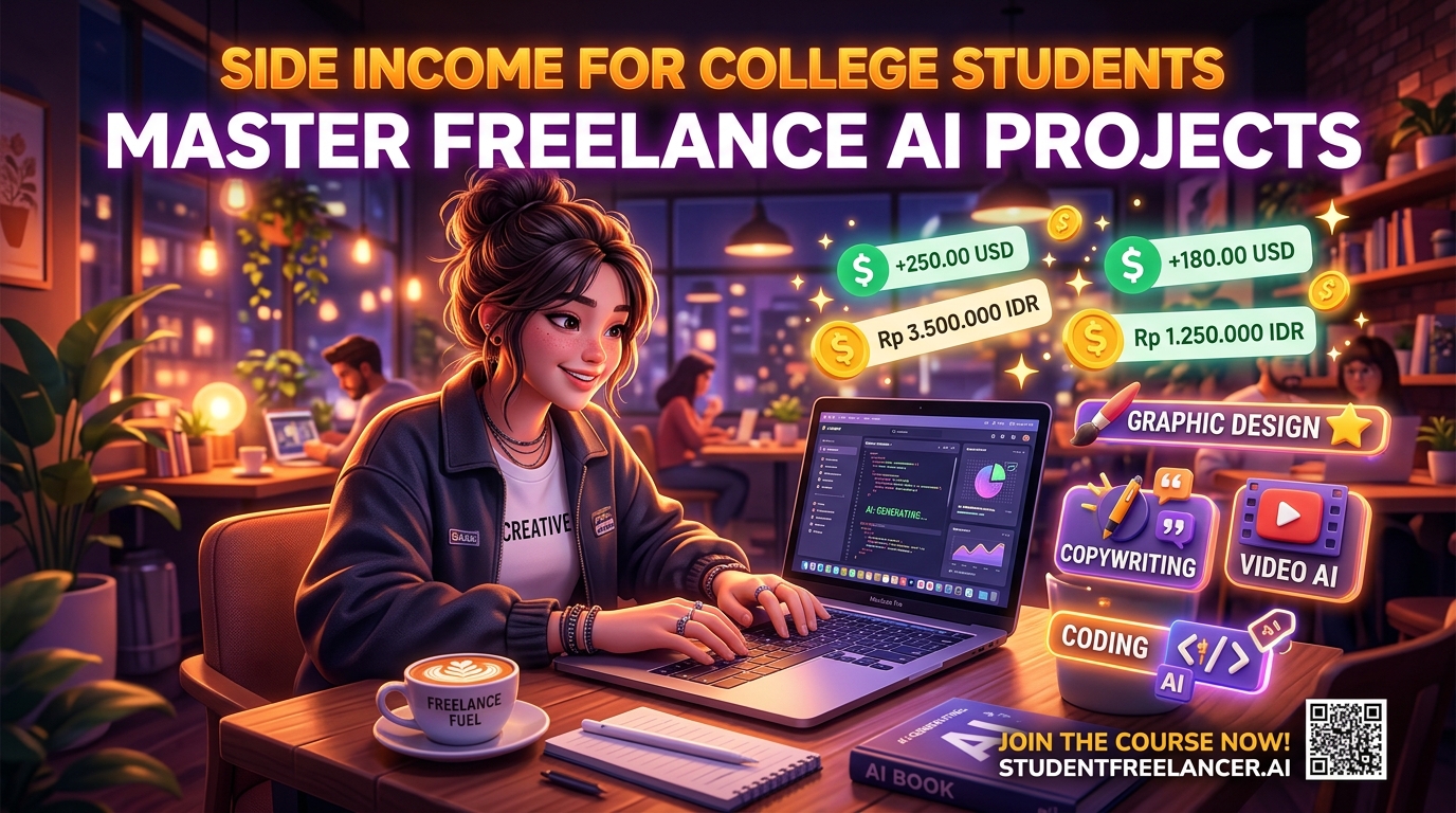 Cari Uang Sampingan & Kerjain Proyek Freelance Pakai AI
