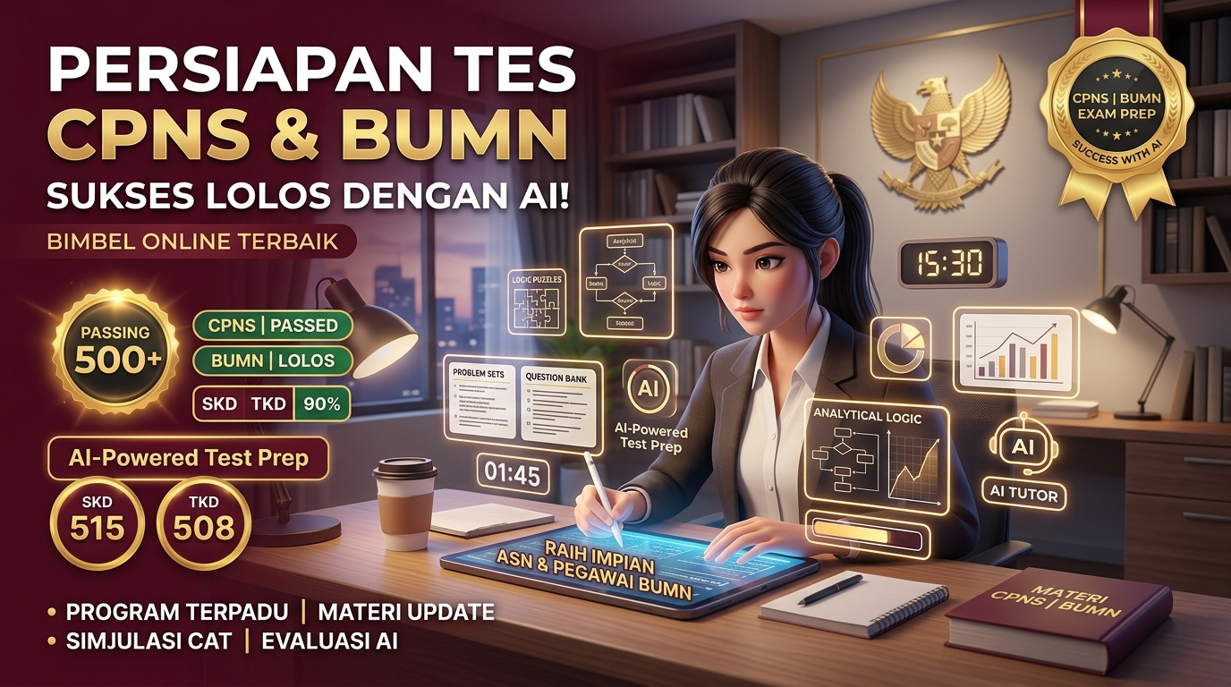 Jurus Belajar Lulus Ujian CPNS & BUMN Pakai AI
